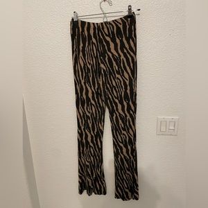 Nasty Gal Zebra flare pants